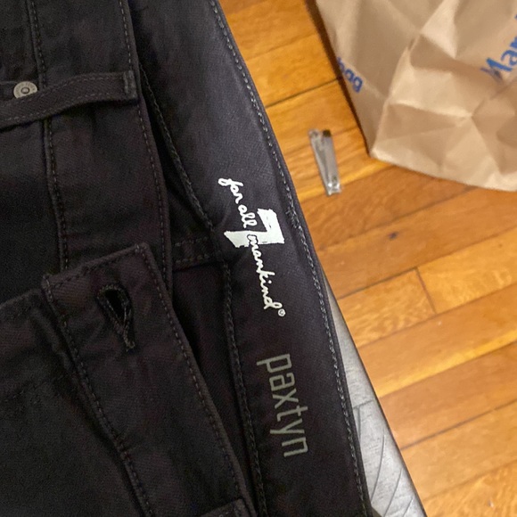 Black 7 for all of mankind paxtyn denim - Picture 2 of 4